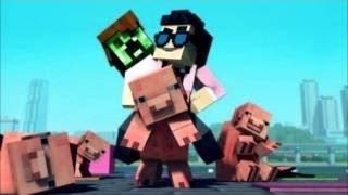 Minecraft Style (Oppa Gangnam Style) RUS+ENG