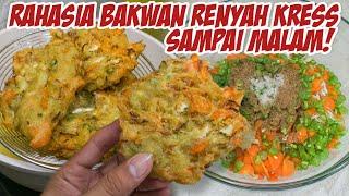 A Crunchy Vegetable Bakwan Recipe Lasts All Day! | THIS IS BAKWAN VEGETABLES, NOT FLOUR BAKWAN