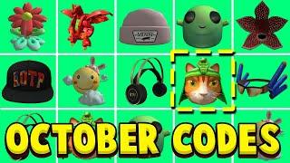 ALL NEW OCTOBER 2021 ROBLOX PROMO CODES! New Promo Code Working Free Items EVENTS (Not Expired)