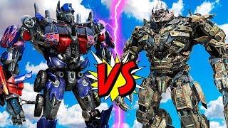 OPTIMUS PRIME VS MEGATRON - EPIC TRANSFORMERS BATTLE (AUTOBOT vs DECEPTICON)