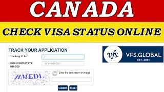 How to track Canada visa application status online || VFS Global Step-by-step Guide