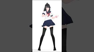 [MMD] Yandere Simulator Girls Pokemon Day Dance 2024 #shorts #yanderesimulator #kokonaharuka