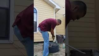 how to remove a tire at home