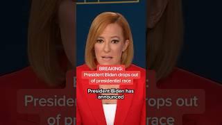 BREAKING: President Biden drops out of the presidential race