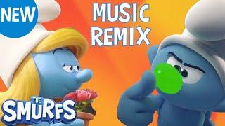 Barely Notice Me •  Official Smurfs Music Remix   • Hefty and Smurfette