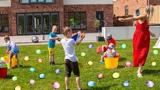 WATER BALLOONS CHALLENGE | Fun Summer Activities for Kids