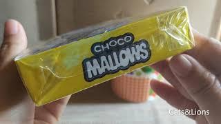 Choco Mallows chocolate covered marshmallow biscuits Fibisco Review