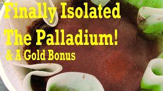 Palladium From Taiwan E-Waste, Part 6 #palladium #chemistry #refining #ewaste #chemistry