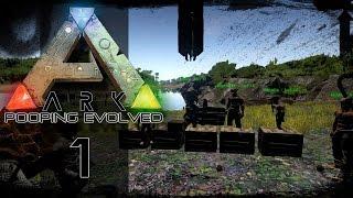 ARK SURVIVAL EVOLVED! | First Day! | Episode 1 (Ark Pooping Evolved Server)