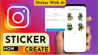 How To Add Sticker Icon With Instagram Ai [Instagram app]