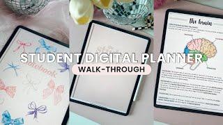 Student Digital Planner Walk-Through ‍️ | GoodNotes 5 Setup Guide on iPad