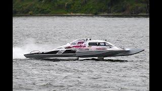 2023 NZ National Powerboat Champs - GP Hydroplane Heat 2a