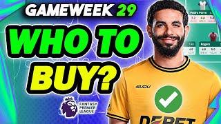 BLANK GAMEWEEK 29 BEST PLAYERS TO BUY| Fantasy Premier League 2024/25