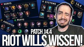 Der NÄCHSTE Giga Patch! - Riot wills Wissen! | Patch Notes 14.4 Rundown von Johnny