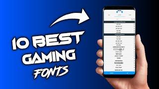 10 Best Gaming Fonts | With Download Link | Xenon