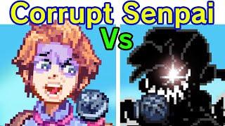 Friday Night Funkin' Corruption VS Senpai FULL WEEK DEMO + Cutscenes (FNF) (Evil Boyfriend / Week 6)