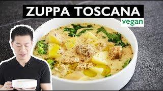 Vegan Zuppa Toscana Recipe | OLIVE GARDEN STYLE SOUP!