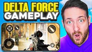 DELTA FORCE MOBILE BETA MAX GRAPHICS GAMEPLAY! (NEW FPS GAME)