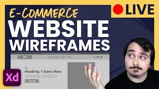 Website Wireframe Tutorial  How to Design an Ecommerce Website Home Page in Adobe XD