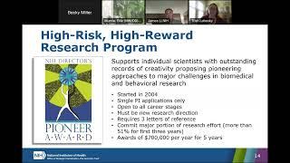 FY2024 NIH Director’s Pioneer Award Q&A Webinar