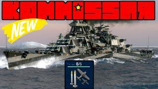 Kommissar - *NEW* Soviet GLASS CANNON - World of Warships
