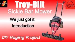 Troy-Bilt Sickle Bar Mower - Off the truck Introduction and Test!