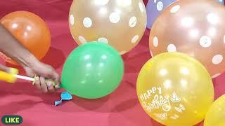 Fun Popping Lots Of Balloons | Happy Birthday Balloons | Balloon Pop
