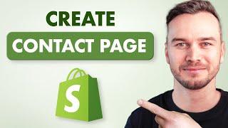 How to Customize the CONTACT PAGE in Shopify - Step by Step