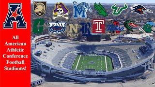 All American Athletic Conference (AAC) Football Stadiums!