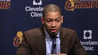 Tyronn Lue reacts to LeBron James’ request for ‘playmaker’