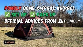 How to Set Up and Pack Away Pomoly Dome X4 X6 Tent – Official Guide from the Manufacturer