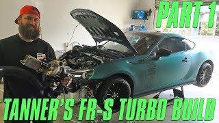 INSTALLING TANNER FOX'S TURBO KIT! AVO TURBO PROJECT PART 1