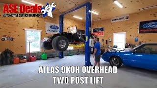 ATLAS Clear Floor Two Post Car Lifts From ASE Deals.com