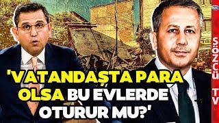 Küçükçekmece'de Bina Çöktü! Fatih Portakal'dan Korkutan Deprem Sözleri! Yerlikaya'ya Yanıt