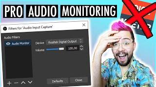 This NEW OBS Plugin Just KILLED VOICEMEETER! - OBS Audio Monitor