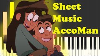 The Ghost and Molly McGee Me and My Dad Piano Sheet Music