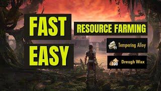 Eso Fast and Easy Resource Farming