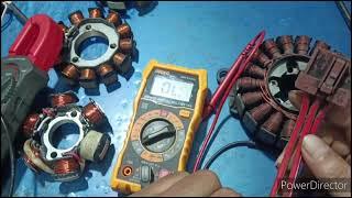 HONDA CLICK 125 STATOR PART 1