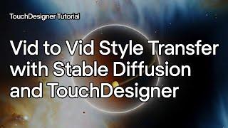 Video to Video AI Style Transfer with Stable Diffusion and Keyframing in TouchDesigner - Tutorial