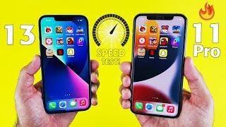 iPhone 13 vs iPhone 11 Pro SPEED TEST - A15 Bionicvs A13 Bionic