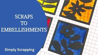 Scraps to Embellishments - Stained Glass