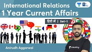 UPSC 2021 Current Affairs Crash Course | International Relations Set-1 by Anirudh in Hindi #UPSC