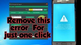 All samsung solution for An error has occurred while updating the device software | Frp hijacker