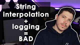 Stop using String Interpolation when Logging in .NET