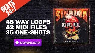 "Sinaloa Drill" Royalty Free Drill Samples / Trap Drill Loops - Latin Drill Beat Construction Kits