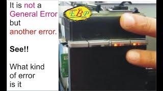 Epson T60... not general error...see what kind of error is it?  remove/fix/solve/clear this