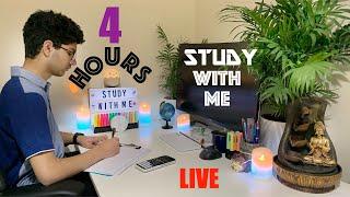 Live Study with me pomodoro | 50/10 | 4 hours | 4 sessions | Lessonade Study