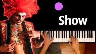 Morgenshtern - Show ● караоке | PIANO_KARAOKE ● ᴴᴰ + НОТЫ & MIDI