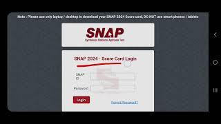 SNAP Result 2024 | How to check SNAP Result 2024 ?