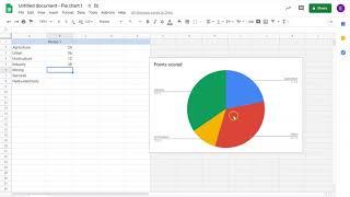 How to create a Pie Graph using Google Doc